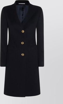 Tagliatore long sleeve coat with notched lapel and back vent