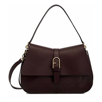 Furla Handbags, female, Brown, ONE SIZE, Espresso Flow M Bag