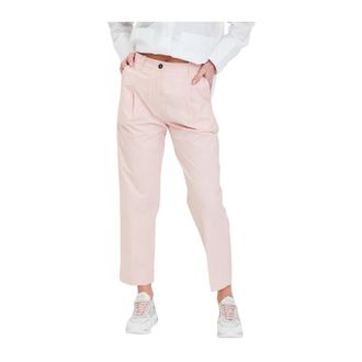 Nine In The Morning Hoge Taille Slim Blauwe Broek - Dames - Vrijetijds broeken - Roze - W28 - Broeken
