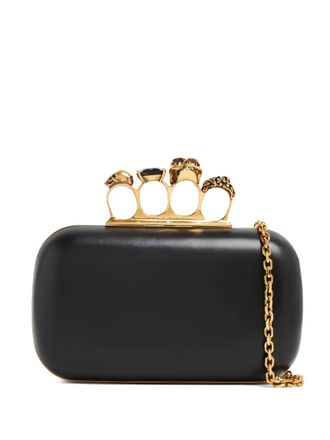 Alexander McQueen Knuckle clutch bag - Black
