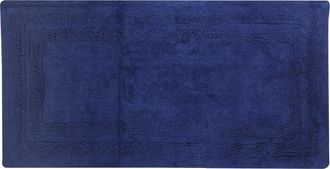 KASANOVA Tappeto bagno 60x110 cm cotone blu