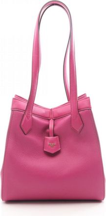 Fendi Pink Leather Tote Bag (Pre-Owned)