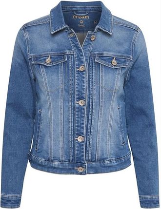 Cream Stijlvolle Denimjas met Borstzakken - Dames - Spijkerjassen - Blauw - XL - Denim - Jassen