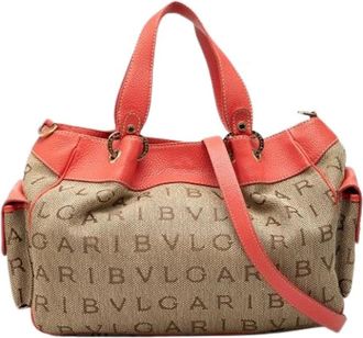Bulgari Pre-owned Handbags, female, Multicolor, Size: ONE SIZE Pre-owned Satchel Bag