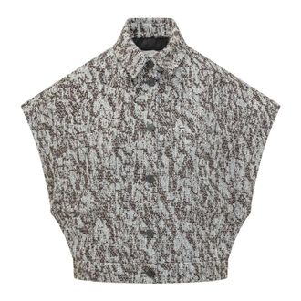 Iro Vests, female, Gray, Size: XS Estel Overshirt