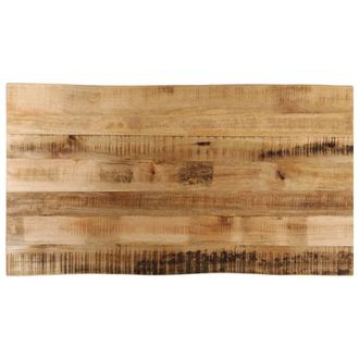 vidaXL Vidaxl Piano Tavolo Bordi Vivi 110x60x3,8 Cm Legno Di Mango Grezzo