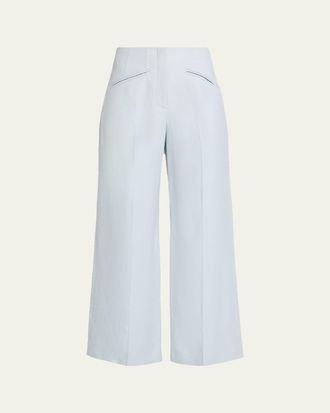 Veronica Beard Cassidee Wide-Leg Pants