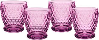 Villeroy & Boch Set Of 4 Boston Berry Dof / Tumblers