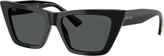 Jimmy Choo London Zonnebrillen - Dames - Zonnebrillen - Zwart - 53 MM - Accessoires