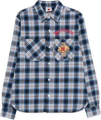 Icecream Casual Shirts, male, Blue, M, Checked cotton shirt