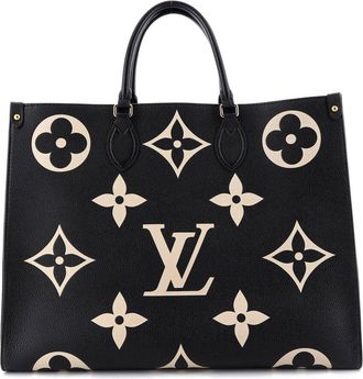 Louis Vuitton Monogram Empreinte Giant Onthego Bicolor Gm (Authenticpre-Loved)