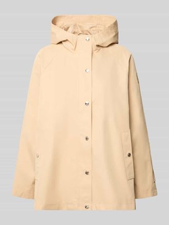 Joop Loose Fit Parkamantel aus Baumwoll-Mix Modell Cadria in Beige, Gr&ouml;&szlig;e 34
