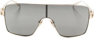Gucci Occhiali da sole con logo - Oro