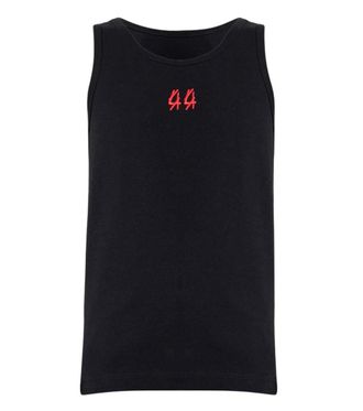 44 Label Group Black Logo Round Neck T-Shirt