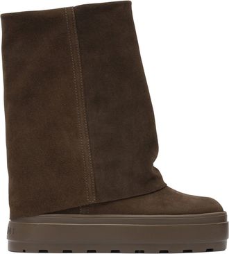 Casadei Suede Stivali E Stivaletti Marrone-Donna