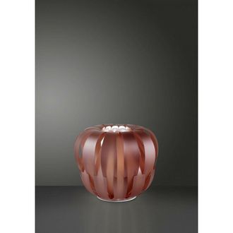 Linea Zero L&aacute;mpara De Mesa De Metal Rosa En Metal Blanco 42 X 33h