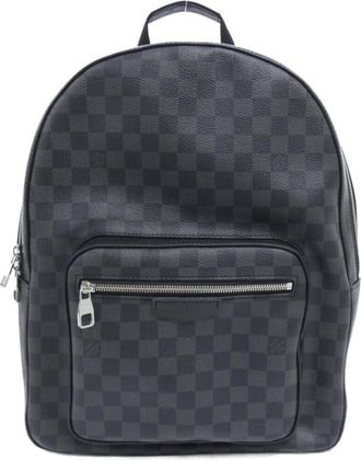 Louis Vuitton Graphite Coated Canvas Backpack (Pre-Owned)