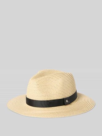 Lauren Ralph Lauren Hut mit Hutband und Label-Detail Modell FEDORA in Beige, Größe 1