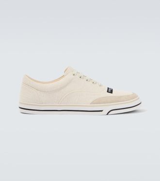 Dolce & Gabbana Suede-trimmed sneakers
