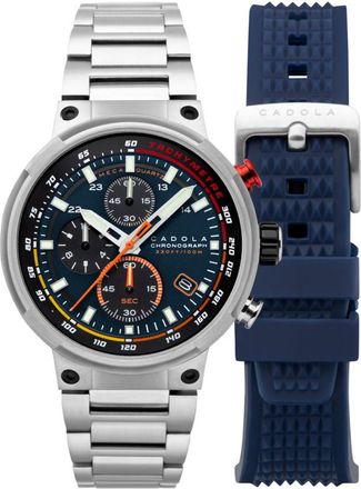 Cadola Surtees Chronograph Quartz Blue Dial Mens Watch CD-1028-22