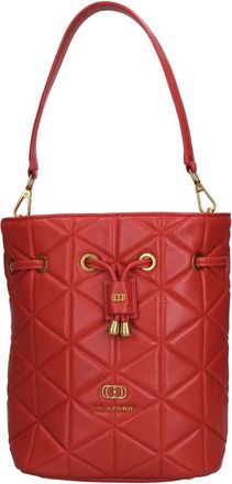 La Carrie Stitch & Spoon Leren Tas - Dames - Schoudertassen - Rood - ONE Size - Leer - Tassen