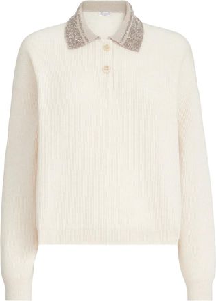 Brunello Cucinelli Maglione con paillettes - Toni neutri