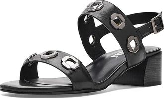 Vaneli Cris Womens Dress Sandals Black Cyrene : 9.5 N (AA), Leather