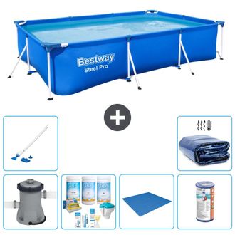 Bestway Piscina Bestway Steel Pro Rectangular - 300x201x66 Cm - 8-piezas S21572