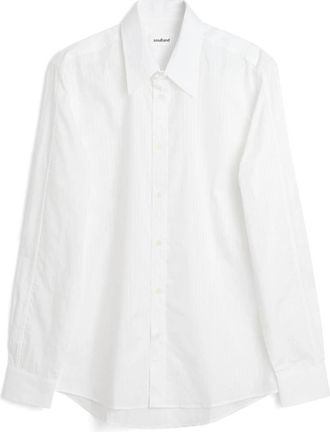 Soulland Overhemd - Heren - Zakelijke Overhemden - Wit - L/Xl - Katoen - Overhemden