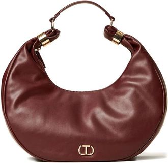 Twin-Set Borsa a spalla Eclipse media - Marrone