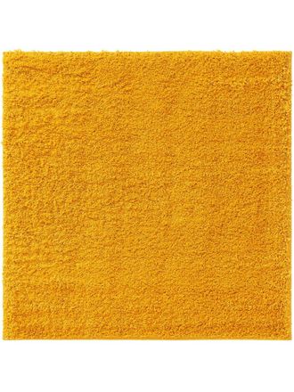 benuta Alfombra pelo largo amarillo 200x200
