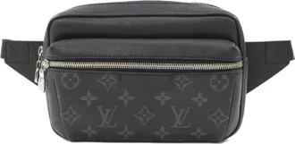 Louis Vuitton Black Coated Canvas Shoulder Bag (Pre-Owned)