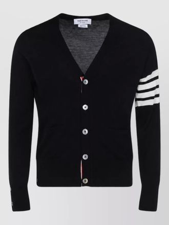 Thom Browne wool v-neck cardigan