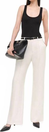 Jonathan Simkhai Ansel Trouser Pants In Ivory