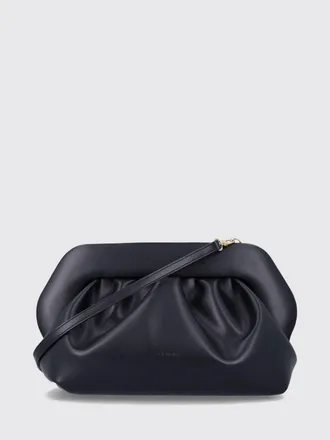 Themoir&egrave; Bios Draped Vegan Leather Clutch TheMoir&eacute; with Strap