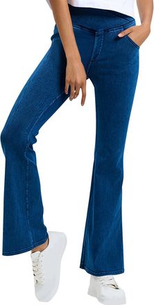 Generic Stretch Jeans for Women Wide Jeans for Women Women Bootcut Pants Straight Leg Loose Oversized Jeans for Women Tummy Control High Waist Jeans Ladies De