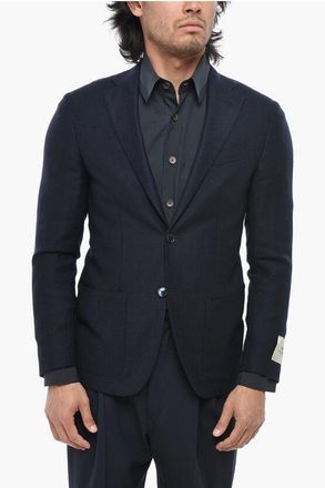 Corneliani CC COLLECTION Virgin Wool Stretch Blazer REFINED size 46