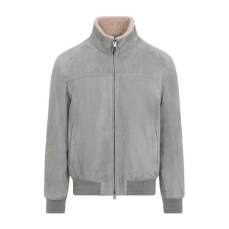 Canali Bomber - - Jackets - Uomo - Verde - M