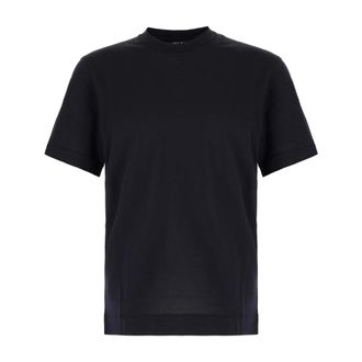 Ermenegildo Zegna T-Shirts, male, Blue, Size: 2XL Crew Neck T-Shirt