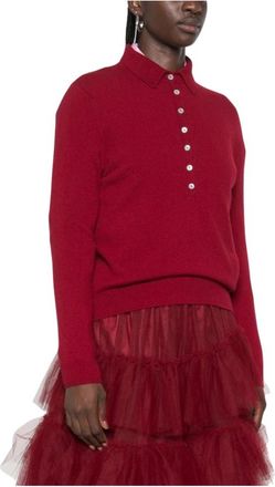 Be You Beyou T-shirts en Poloshirts Rood - Dames - Ronde hals truien - Rood - S - Truien & Vesten