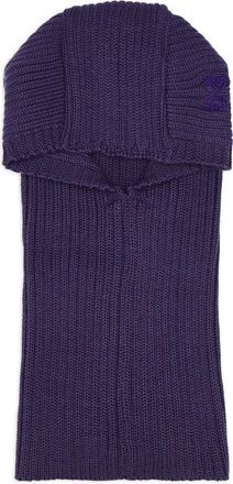 Needles Passamontagna con ricamo - Viola