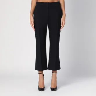 Alexander McQueen Black tailored trousers in wool
