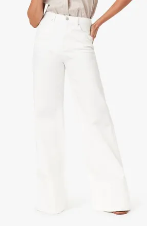 Habitual Emerson Relaxed Flare Stretch Jeans in White at Nordstrom, Size 25
