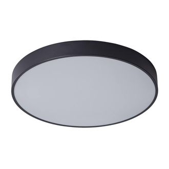 Netlighting Modern LED Flush Ceiling Light Black Warm White 3000K 3600lm