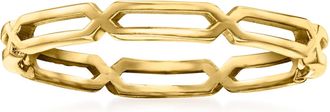 RS Pure by Ross-Simons 14kt Yellow Gold Open-Link Ring