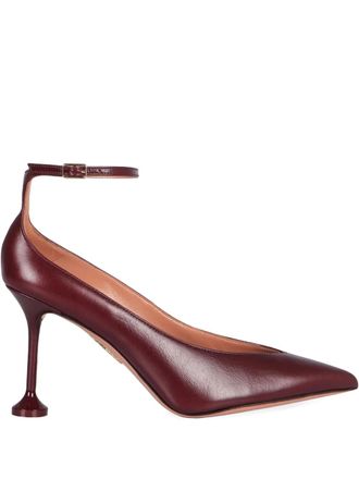 Aquazzura 85mm Strong pointed-toe pumps - Red