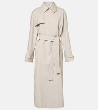 Max Mara Strench cotton-blend twill trench coat