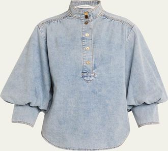 Zimmermann Denim Blouse