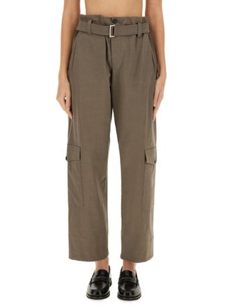Brunello Cucinelli Brown Straight Cargos Pant