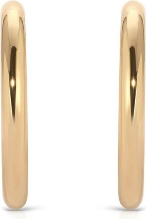 Ettika Large Thick Classic Hoop Earrings in Gold at Nordstrom